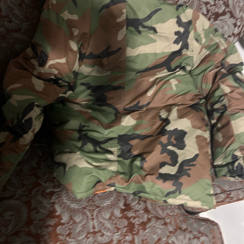 Ralph Lauren Kids Green Camouflage Puffer Jacket
